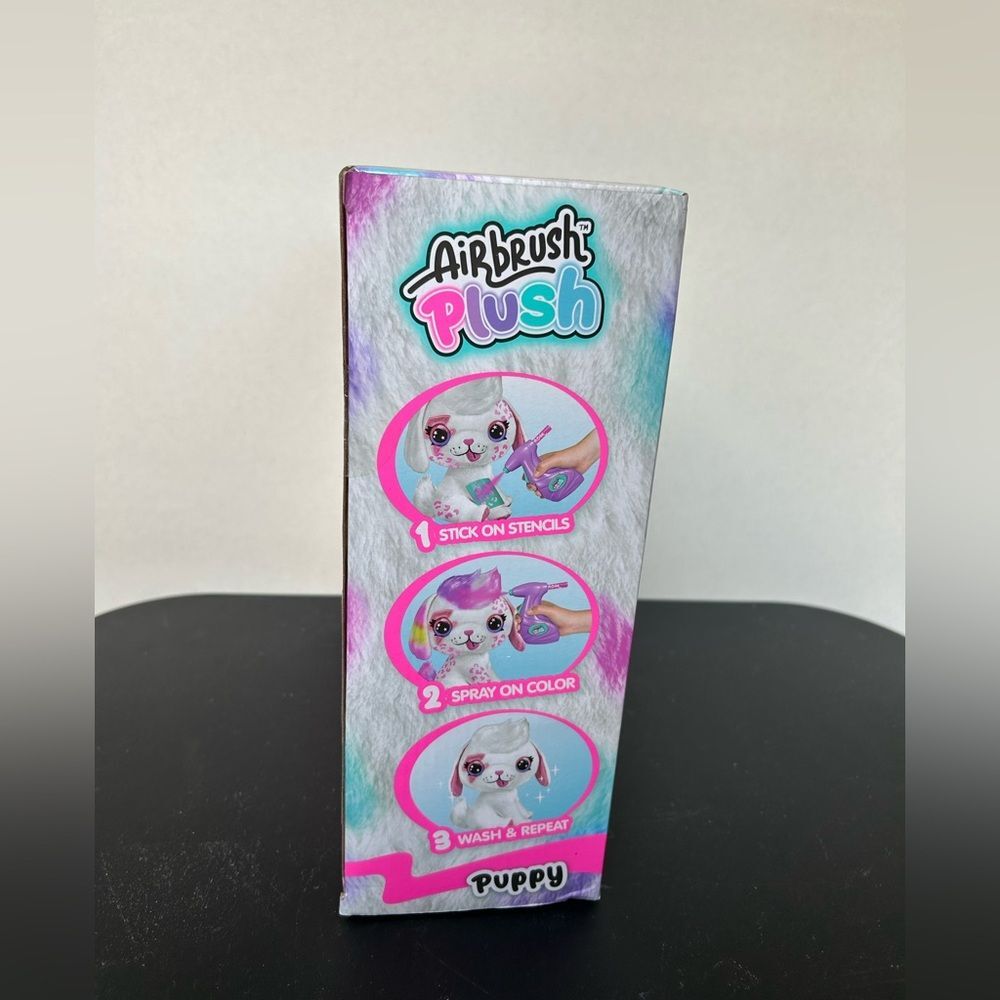 Canal Toys Airbrush Plush Large Puppy! Decorate, wash, Repeat! - Picture 3 of 12